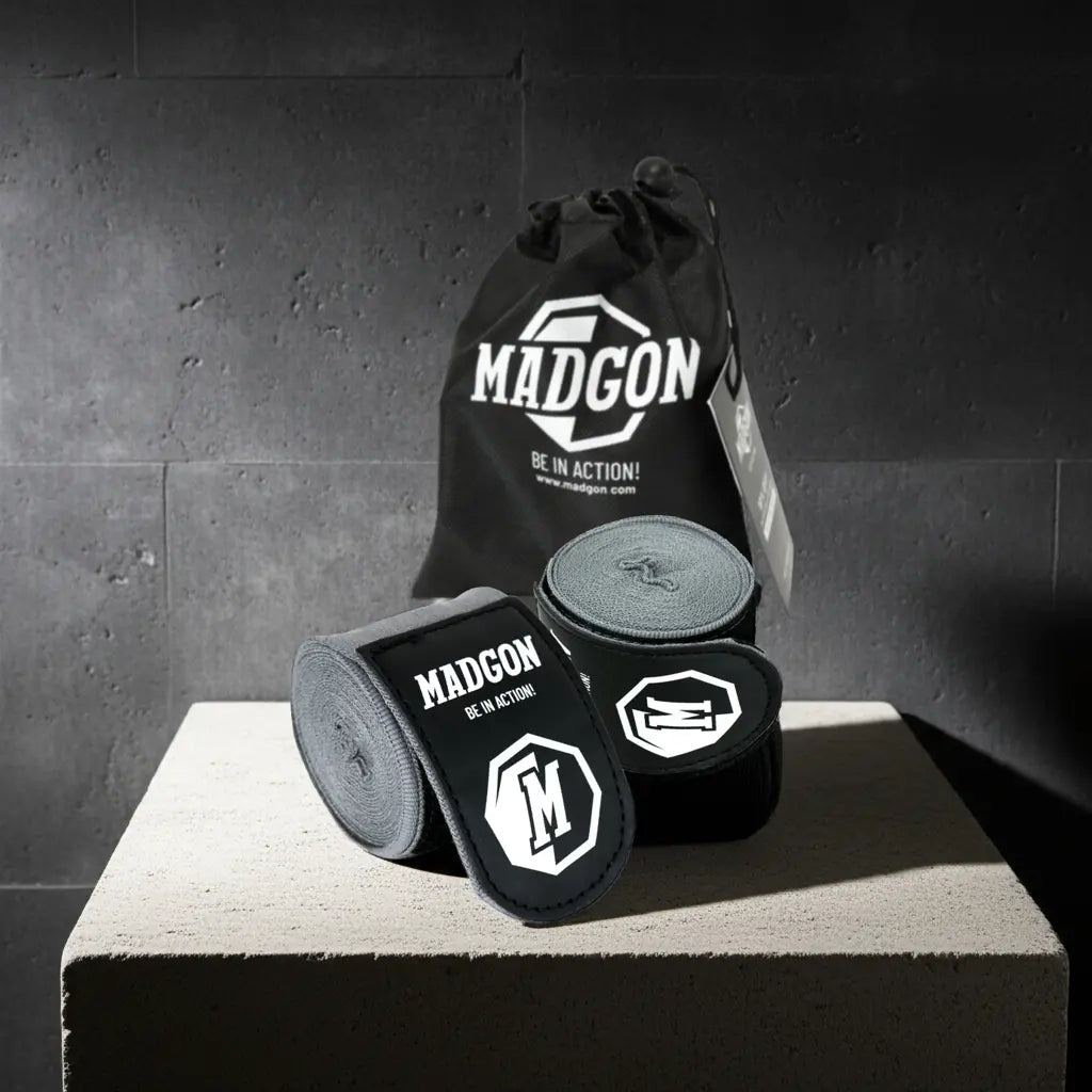 Boxbandagen Contaqt grau MADGON