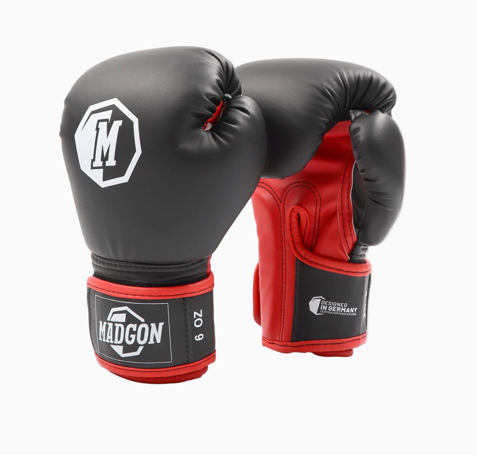 Boxhandschuhe Kids schwarz/rot MADGON