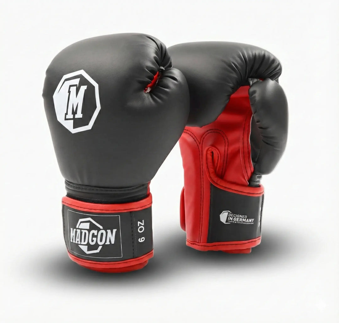 Boxhandschuhe Kids schwarz/rot MADGON