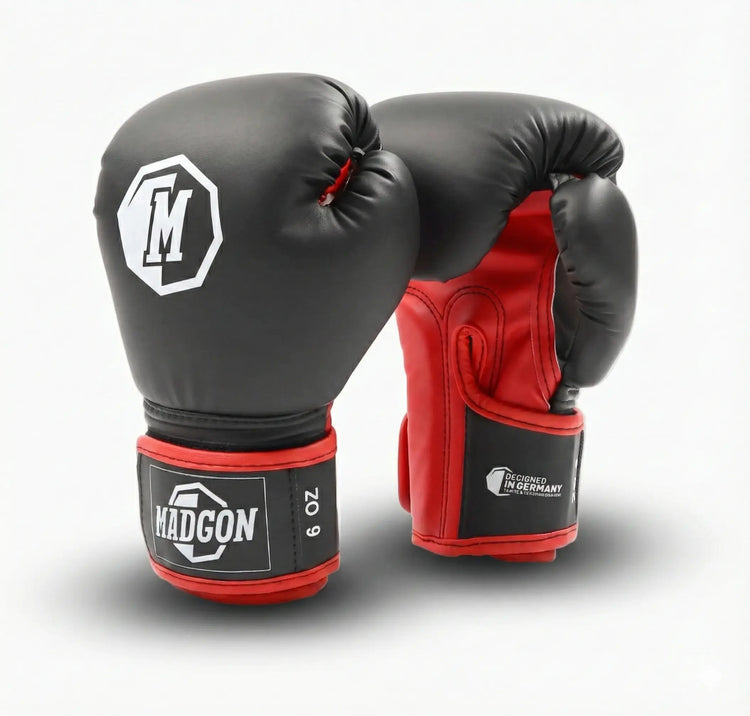 Boxhandschuhe Kids schwarz/rot MADGON