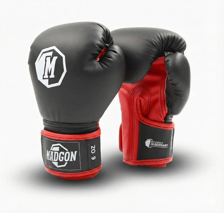 Boxhandschuhe Kids schwarz/rot MADGON