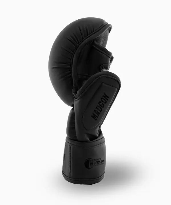MMA Sparring Handschuhe mattschwarz MADGON