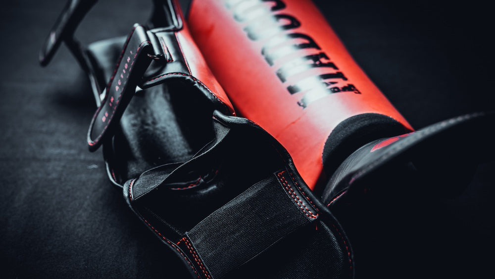 Schienbeinschoner Kickboxen, MMA, Muay Thai, Kampfsport, Beinschützer, MADGON