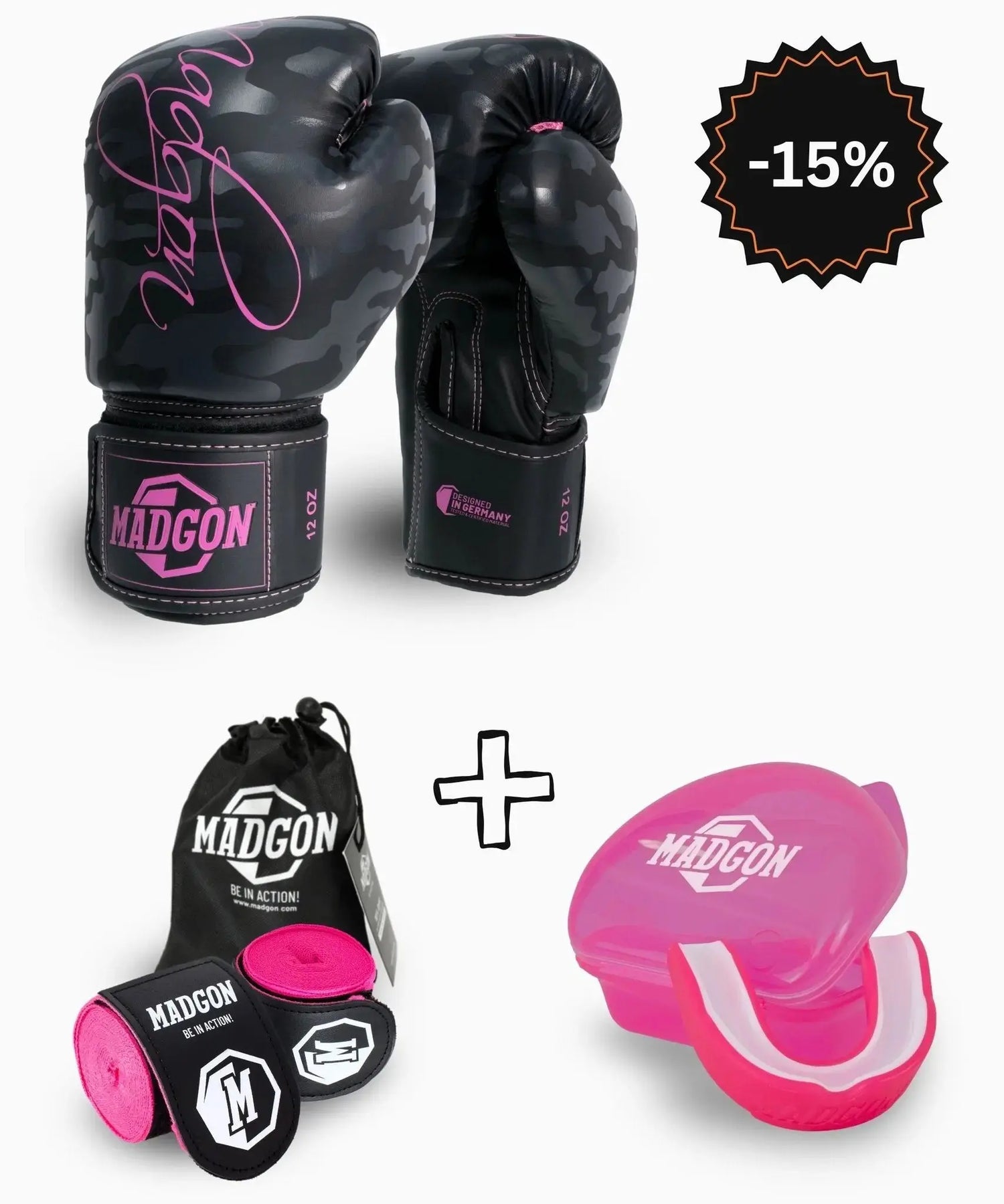 Starter Set Boxen Frauen – Kampfsport-Bundle für Damen – MADGON