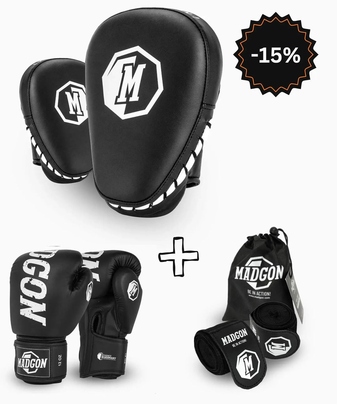 pratzen handschuhe Starter Set Pratze – Boxhandschuhe & Pratzen Bundle – MADGON
