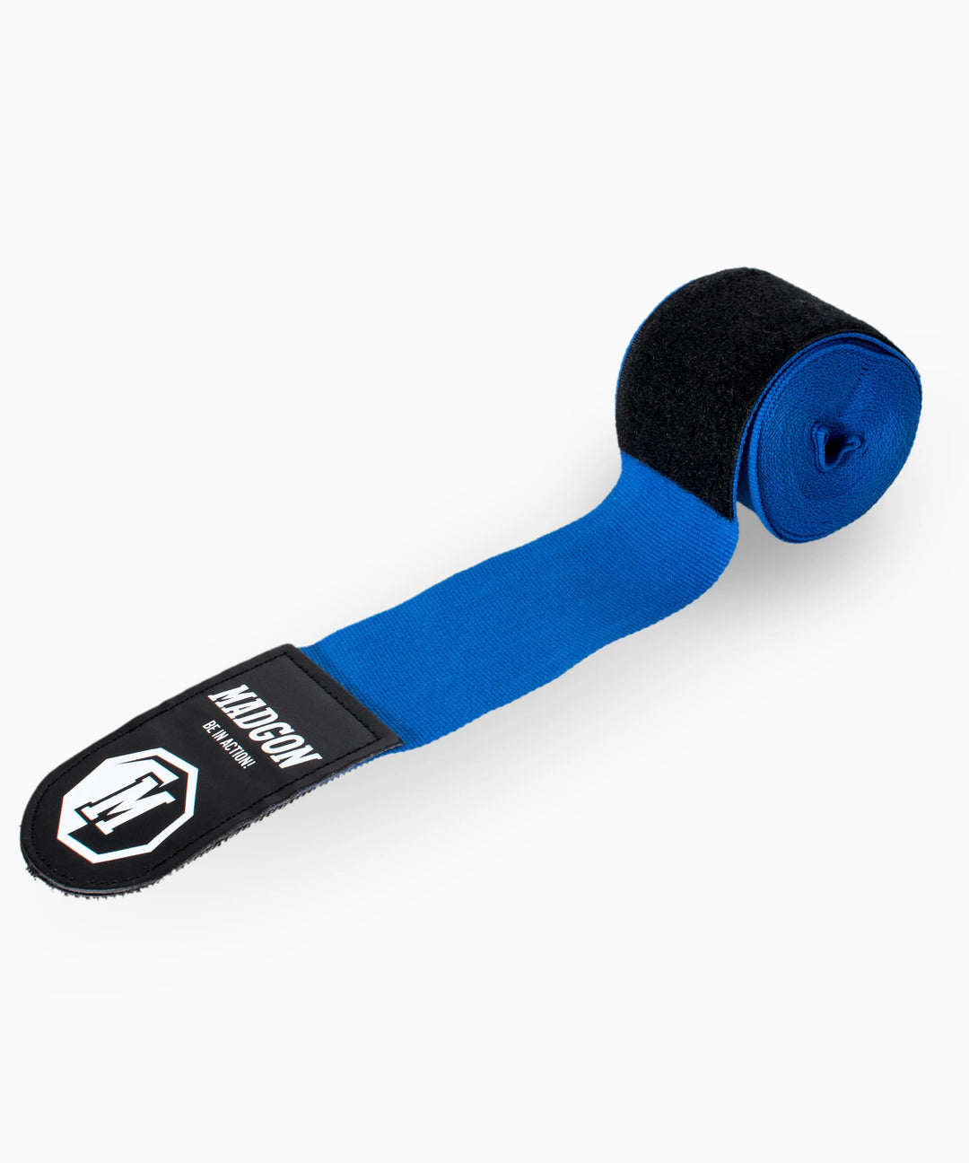 MADGON Boxbandagen blau in 3m 3,8m 4,5m für Männer und Frauen - Bandagen Boxen für Kickboxen, MMA, Boxer & Sparring mit Beutel