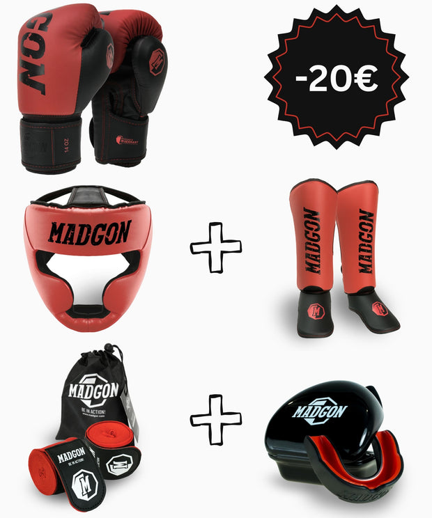 Starter Boxer Set rot/schwarz