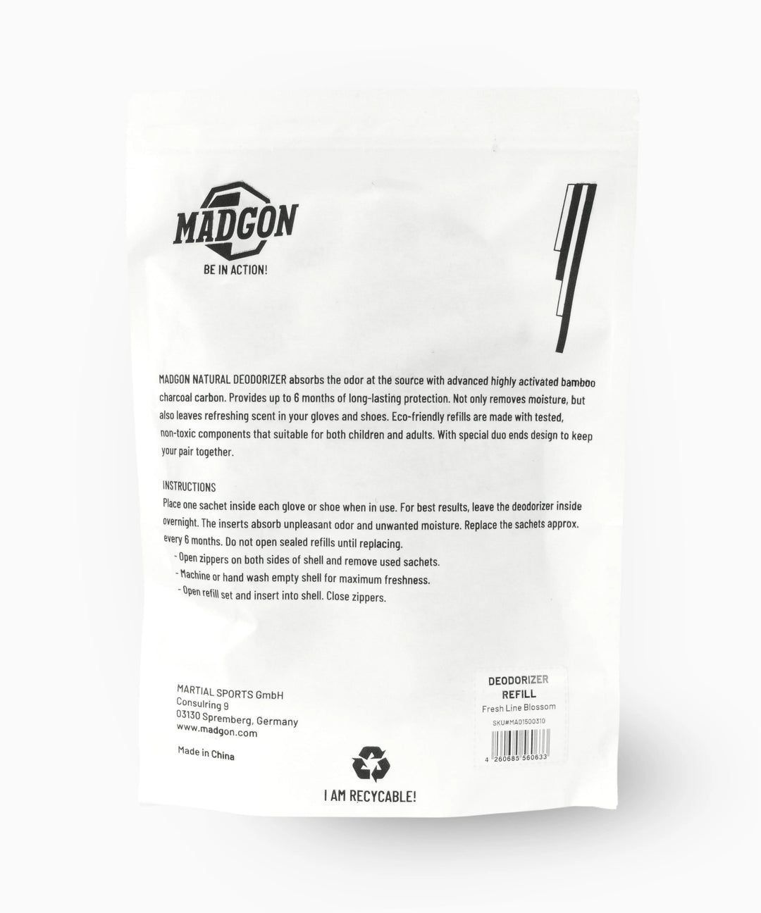 Deodorizer replaceable MADGON