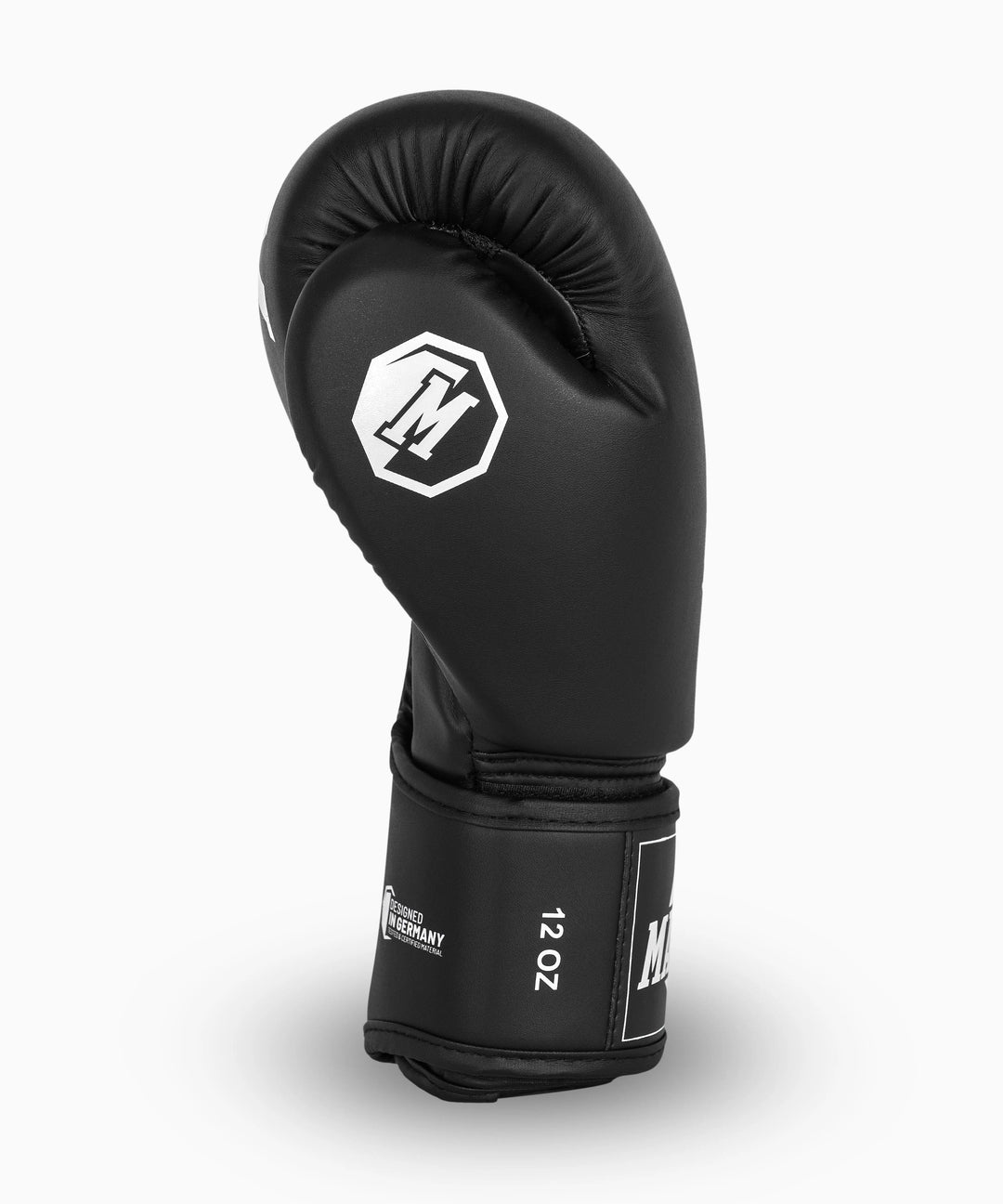 MADGON Premium Boxhandschuhe schwarz, Männer und Frauen Kickboxhandschuhe für Kampfsport, MMA, Sparring, Muay Thai und Boxen 10 12 14 16 oz