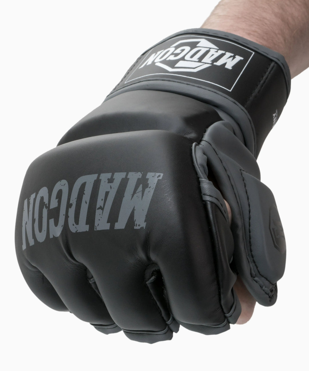 MMA Handschuhe Rookan schwarz/grau MADGON
