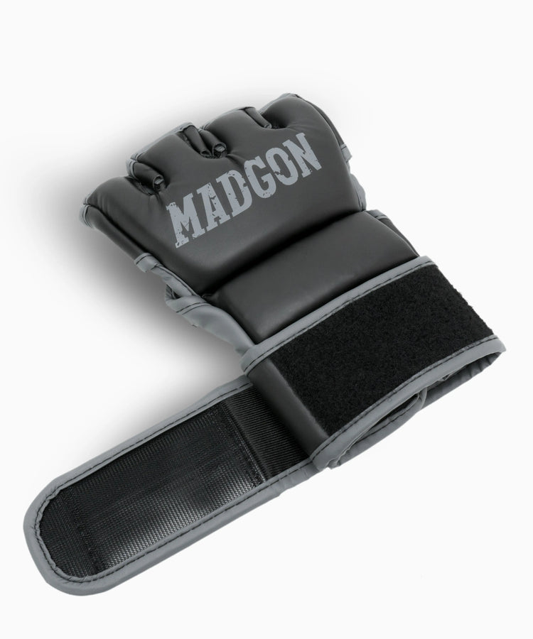 MMA Handschuhe Rookan schwarz/grau MADGON