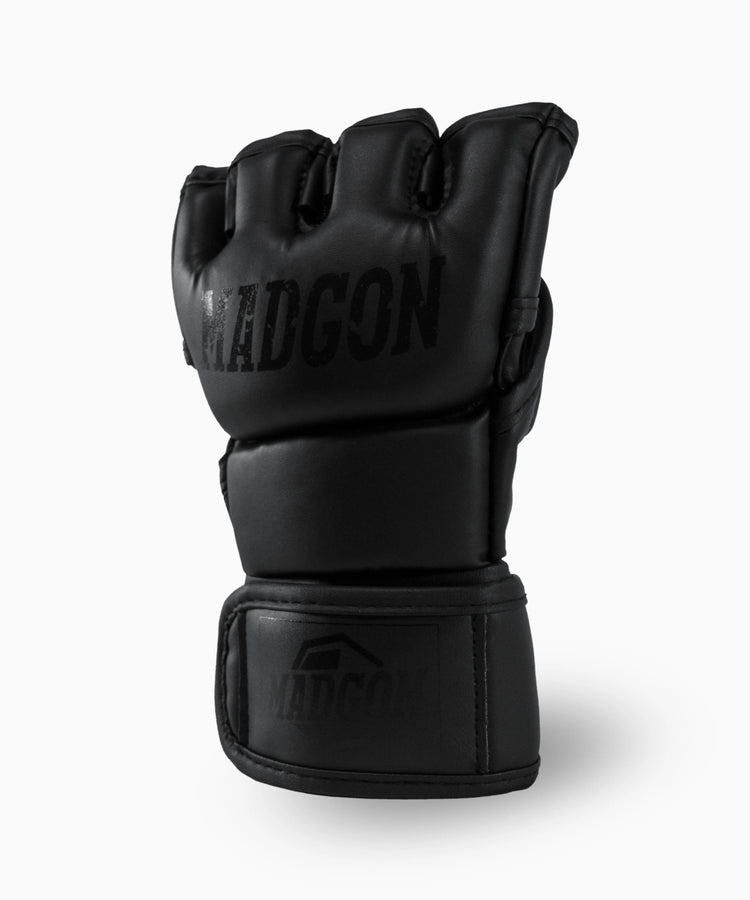 MMA Handschuhe Rookan mattschwarz MADGON