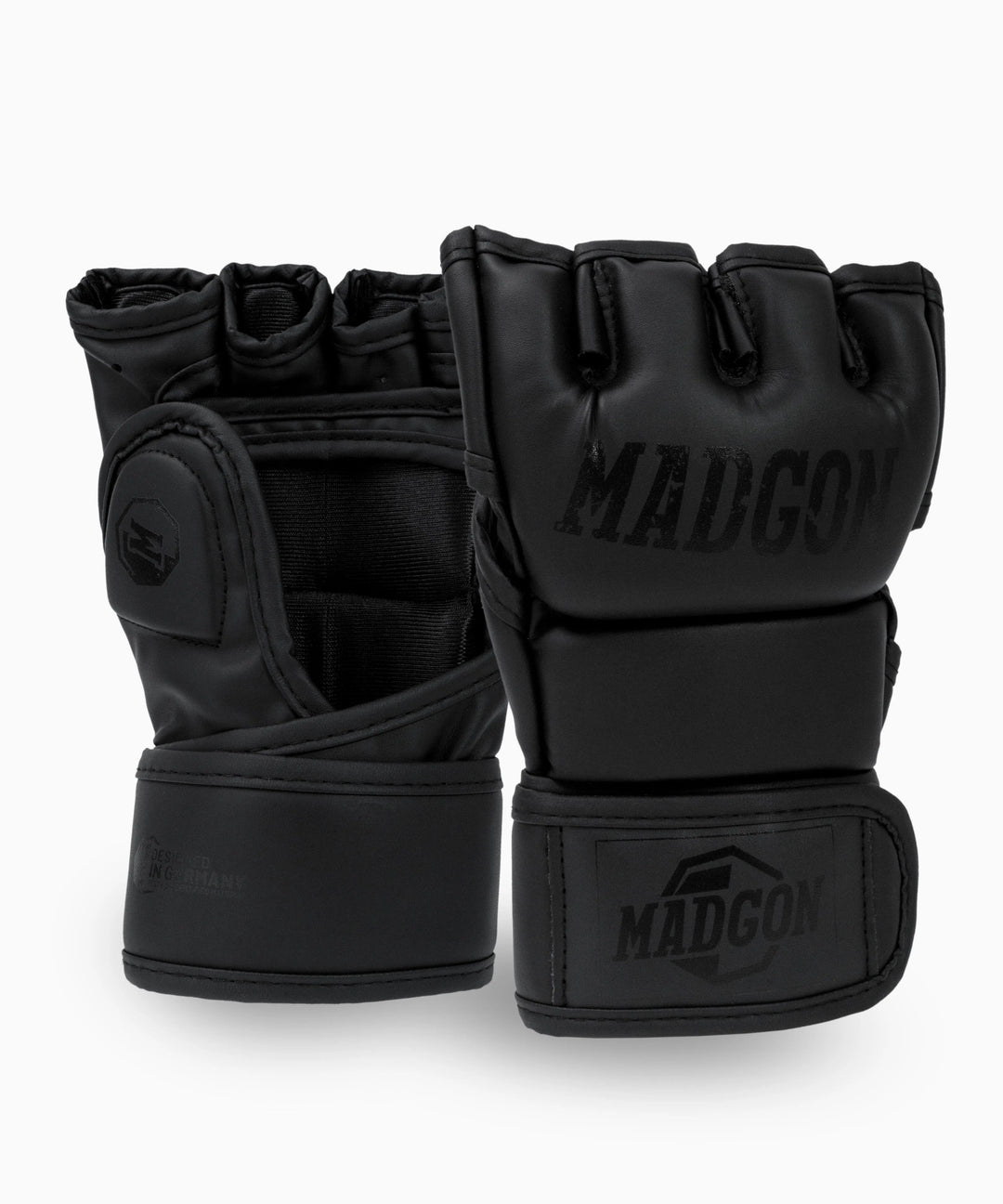 MMA Handschuhe Rookan mattschwarz MADGON