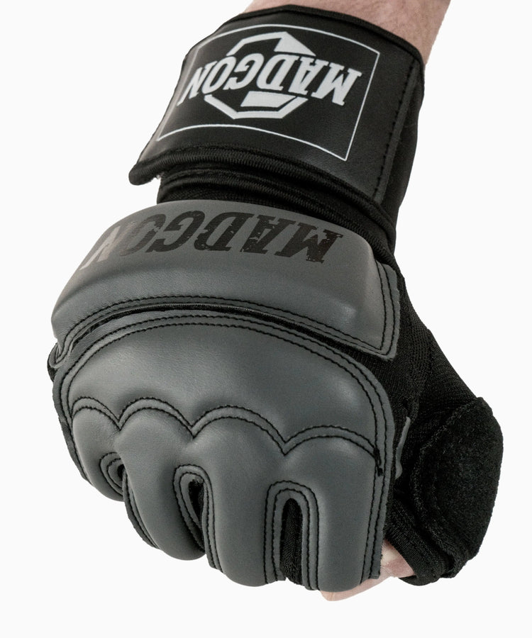 Sandsack Fitness Handschuh grau MADGON