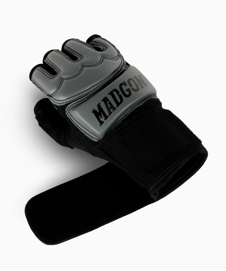 Sandsack Fitness Handschuh grau MADGON