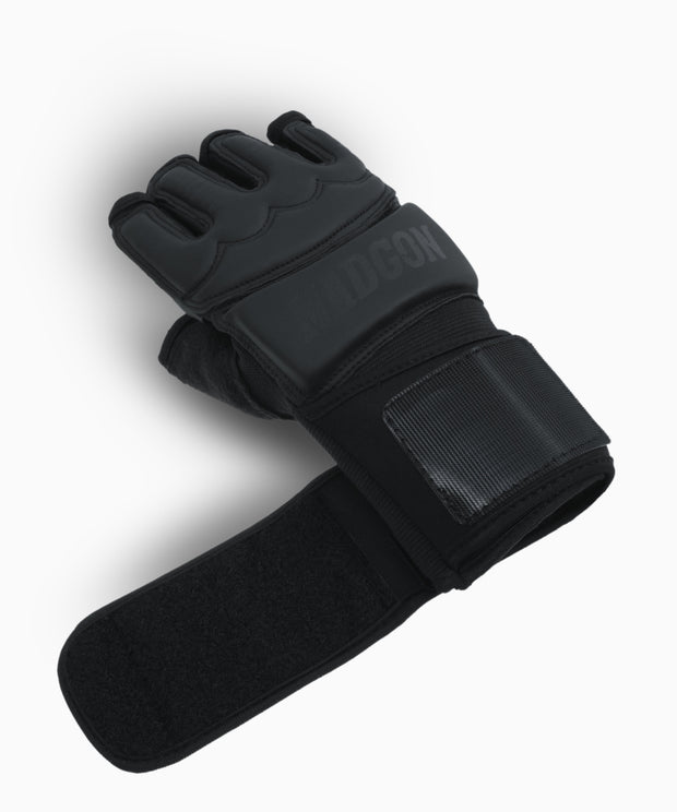 Sandsack Fitness Handschuh mattschwarz