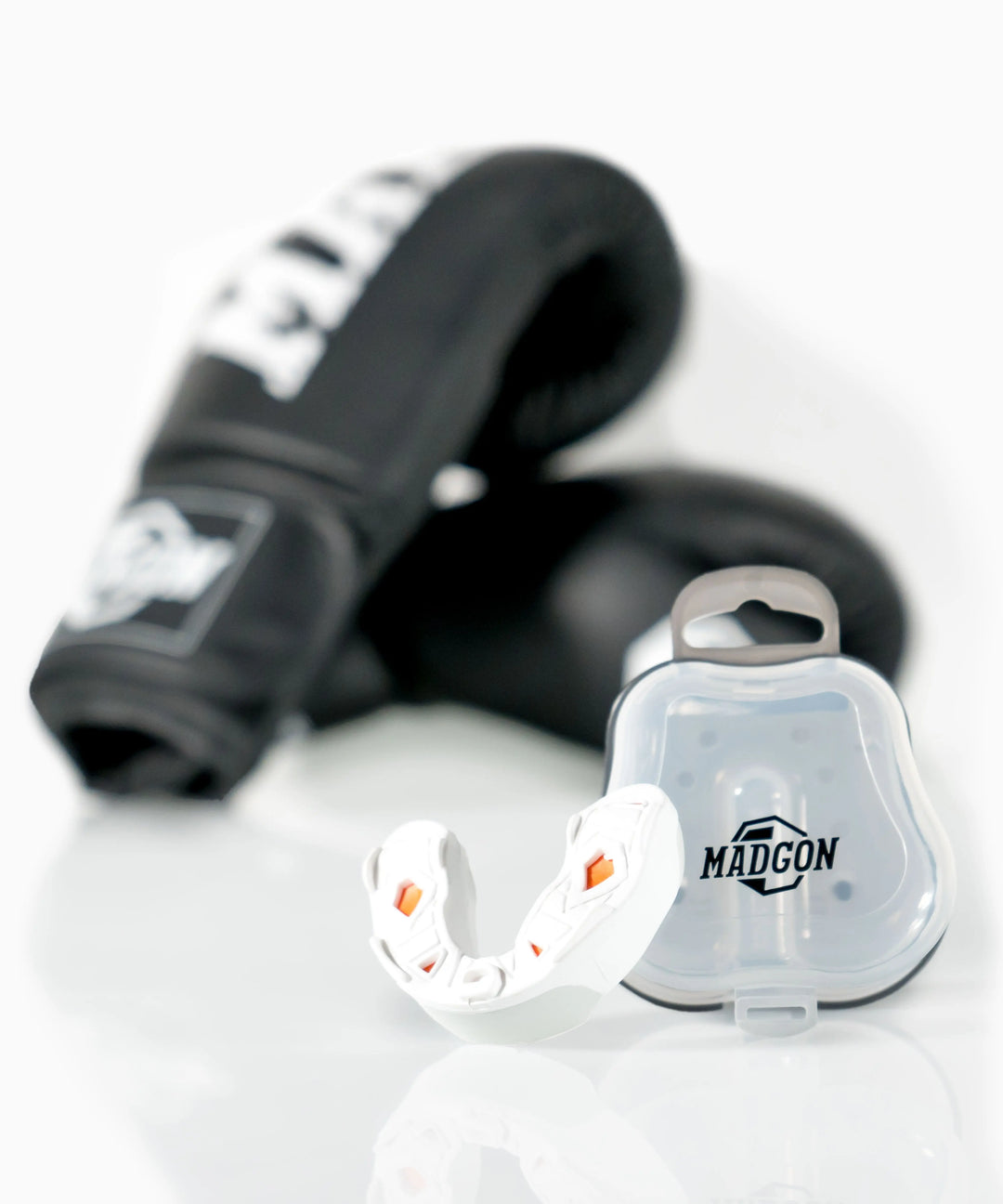 Mundschutz Premium weiß/weiß MADGON